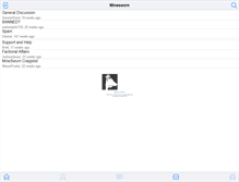 Tablet Screenshot of forum.minesworn.com